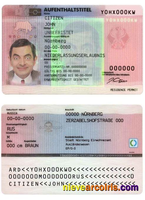 Germany residence permit
